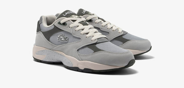 Zapatillas de hombre storm 96 vintage con efecto cachemiera lacoste
